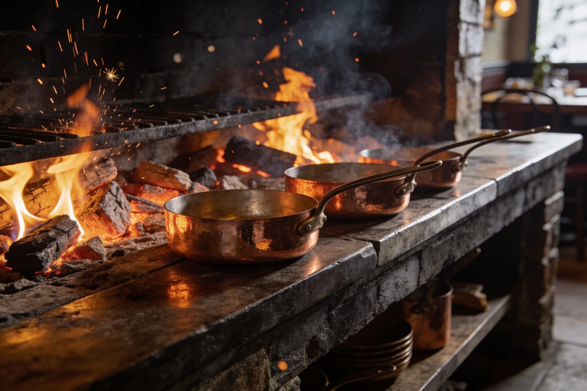 The charcoal grill